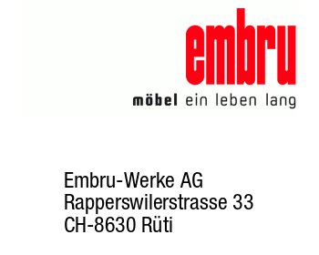Embru-Werke AG Rapperswilerstrasse 33 CH-8630 Rüti 